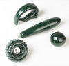 Emerald Green Bakelite Repair Kit for Atomic Type Coffee Makers- 4 pieces! Stunning...