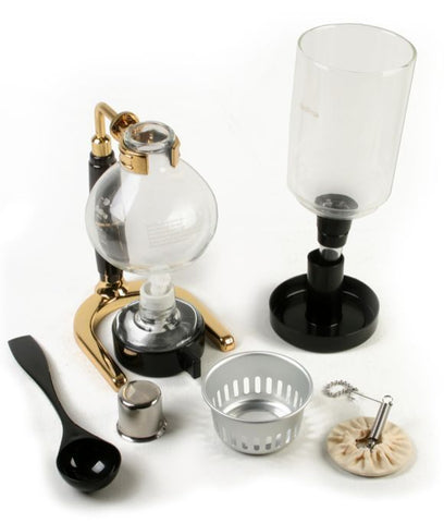 Sorrentina Coffee Online Store - Bellina 2/3 Cup TCA-3 GOLD Vacuum/Siphon  Coffee Maker